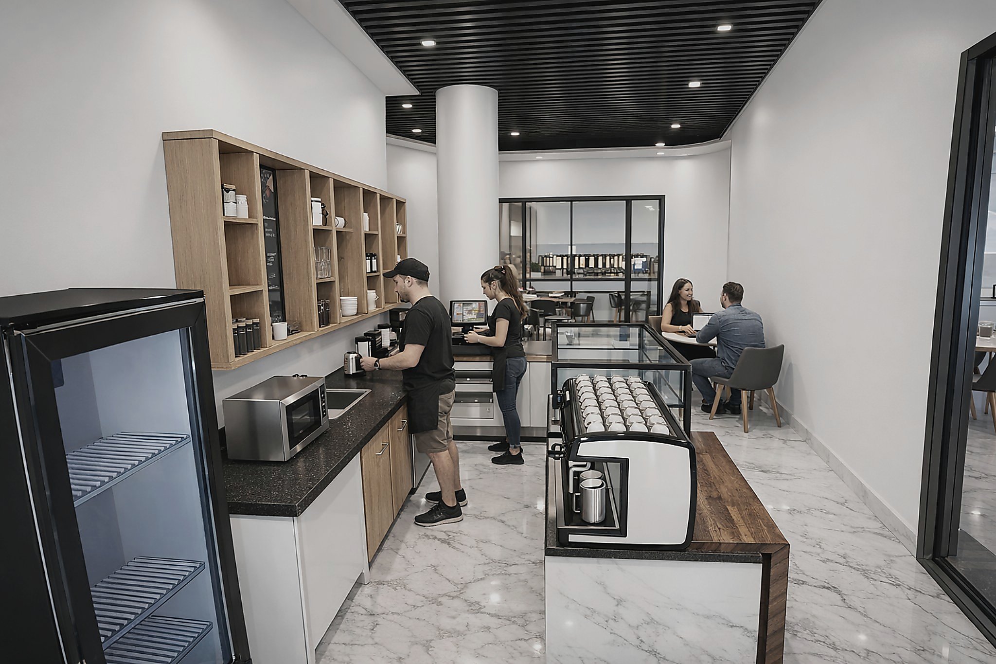 Cafe interior layout visualisation
