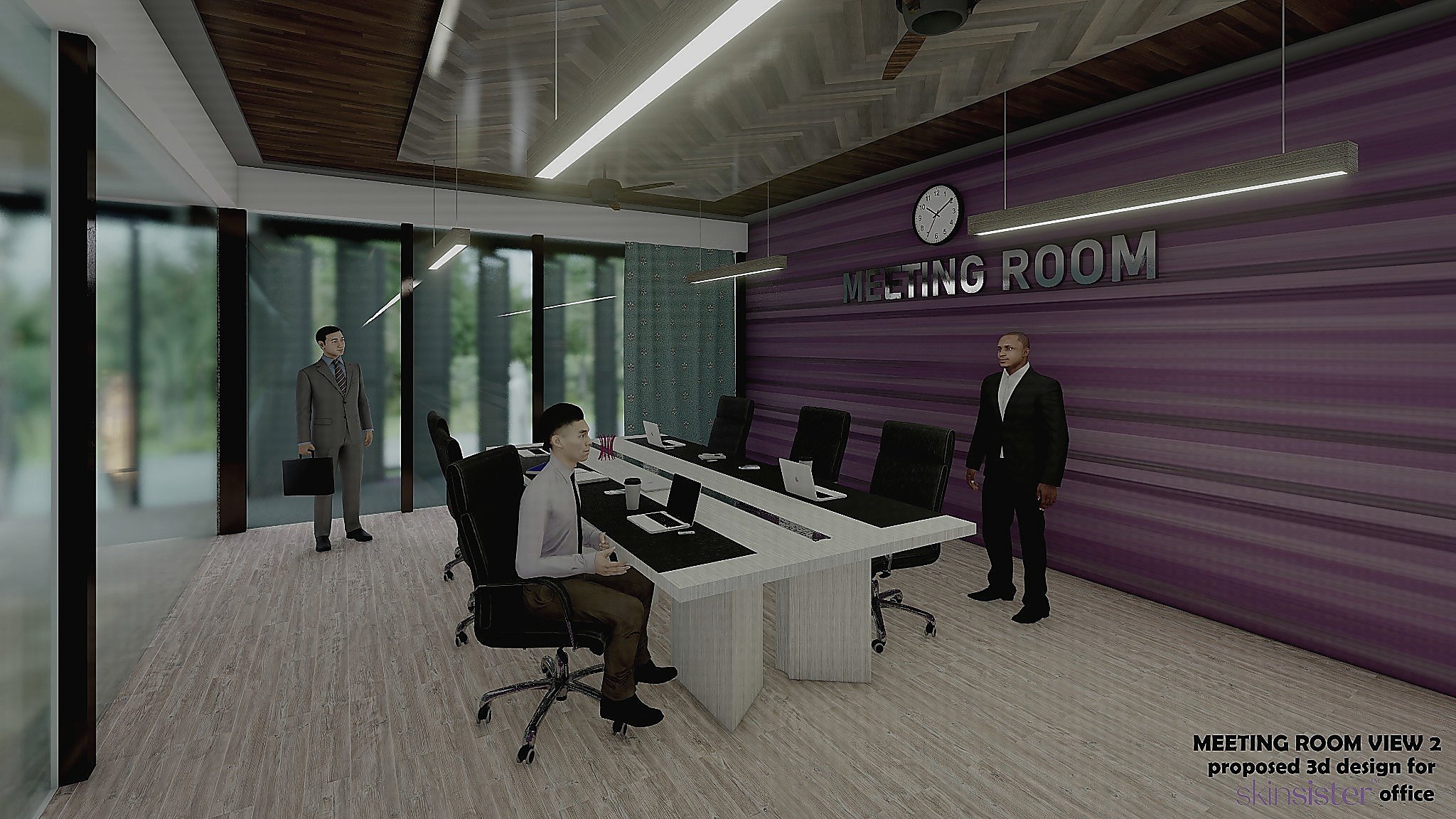 Meeting room spatial visualisation